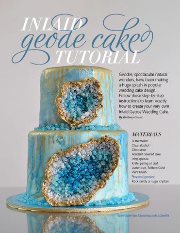 Inlaid Geode Cake Tutorial PDF